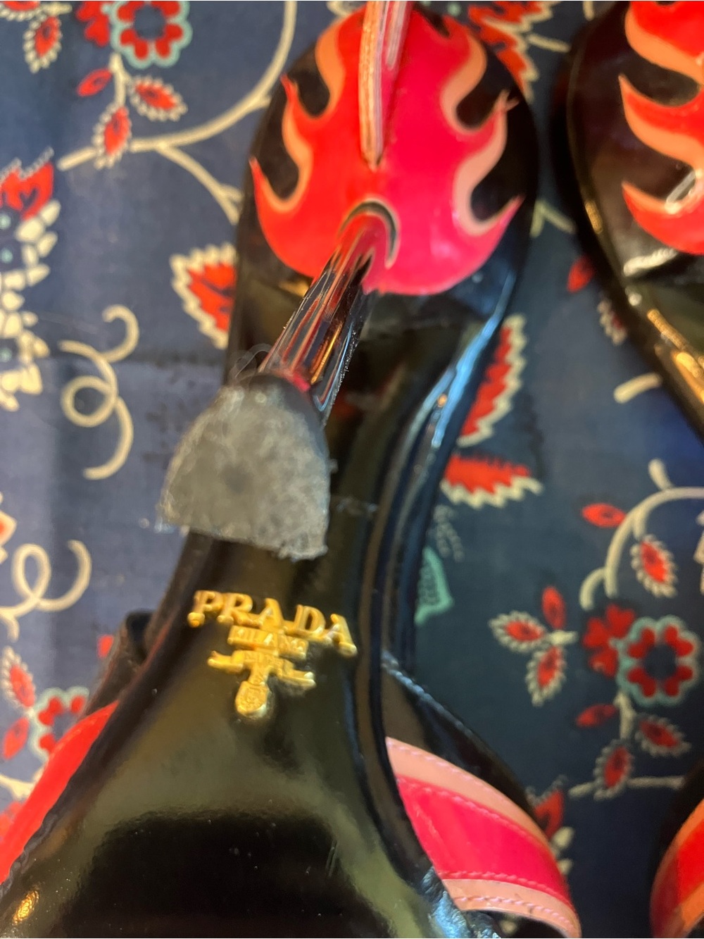 Prada Hot Pink Hot Rod Flame Heels 37 SS 2012 - Picture 8 of 15